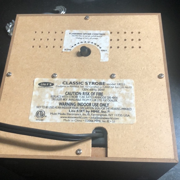 Life FX classic strobe flashing speed control button slow to fast from 2… - Picture 3 of 3